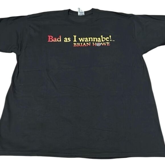 NWOT Brian Howe Bad Co mens sizeXL authentic vintage autographed concert T-shirt - Picture 1 of 9